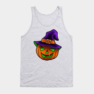 Halloween Pumpkin Tank Top